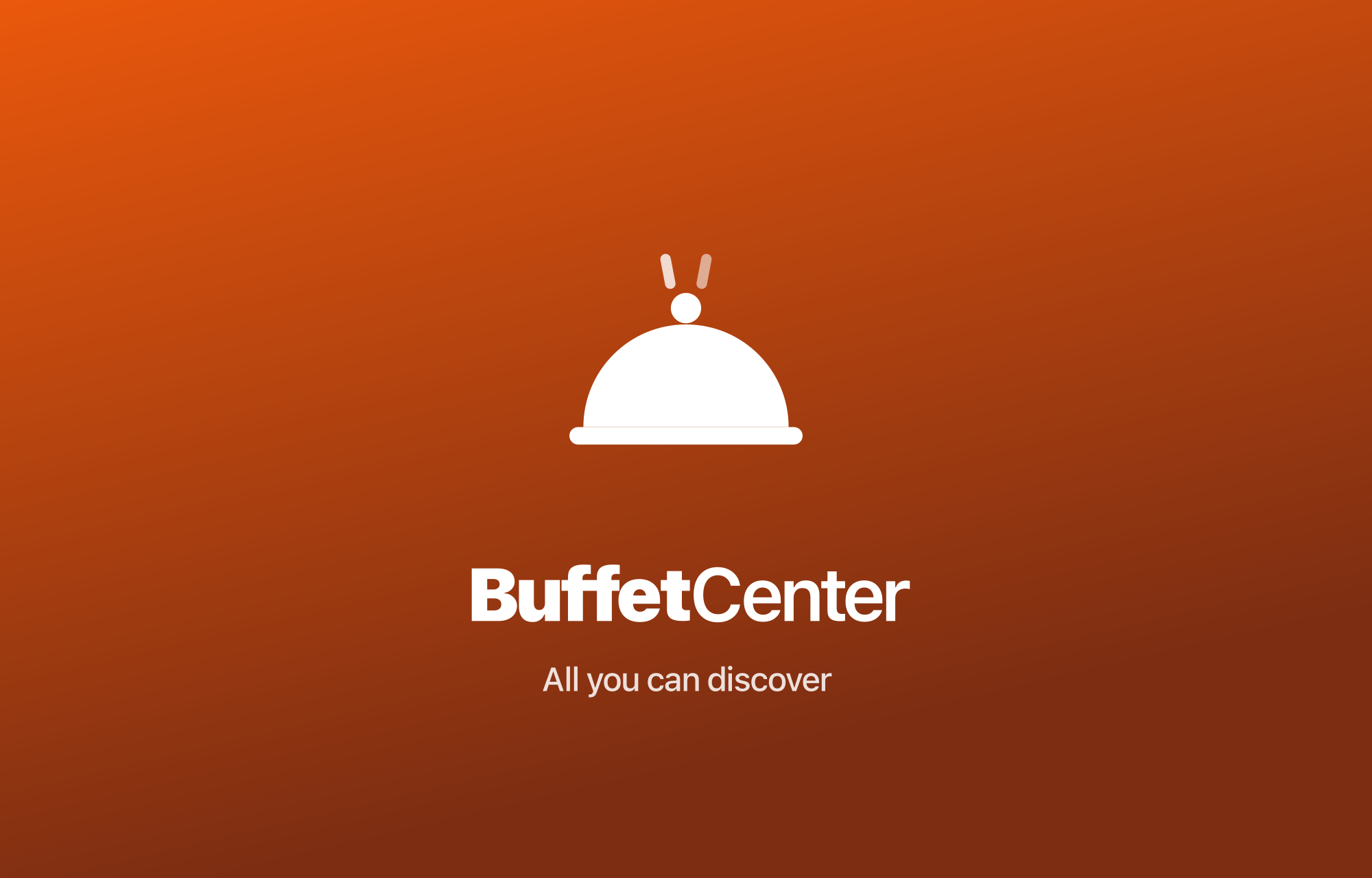 Preview of BuffetCenter in the browser, with buffet reviews pinned over the screen